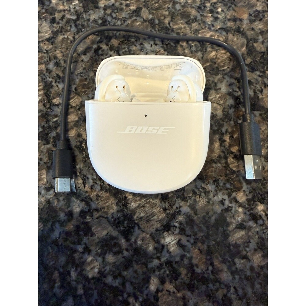 Bose QuietComfort Earbuds II Soapstone Wireless Noise Cancelling Bluetooth Great